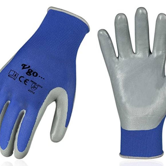 NEW Vgo Safety Work Gloves, Gardening, Non-slip Dipping Gloves (NT2110) Medium - Picture 1 of 6